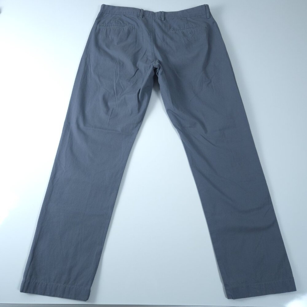 J Crew Sutton Slim Fit Chino Pants 34x32 Blue Twill Cotton - Picture 5 of 10